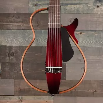 Yamaha SLG200N Crimson Red Burst Бесшумная гитара SLG200N Crimson Red Burst Silent Guitar