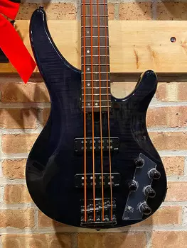 Yamaha TRBX604FM 4-струнная электрическая бас-гитара - полупрозрачный черный TRBX604FM 4-String