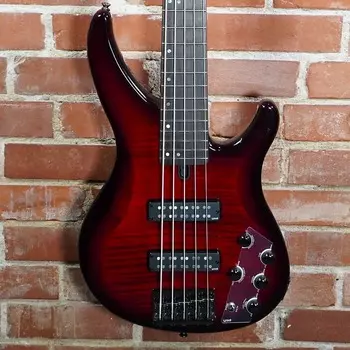 Yamaha TRBX605FM 5-струнная бас-гитара Dark Red Burst TRBX605FM-DRB