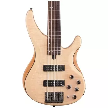 Yamaha TRBX605FM 5-струнная бас-гитара, огненный клен, натуральный сатин