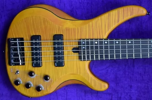 Yamaha TRBX 605FM 5-струнный бас, матовый янтарь / палисандр TRBX 605FM 5-String Bass, / Rosewood