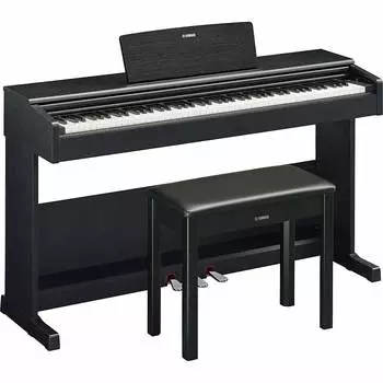 Yamaha YDP105B Цифровое пианино Arius начального уровня со скамьей — черный орех