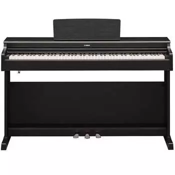 Yamaha YDP165B 88-клавишное цифровое пианино Arius со скамьей, GH3 Hammer Action, черный орех YDP165B 88-key Arius Digital Piano w/ Bench, GH3 Hammer Action,