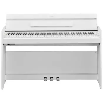 Yamaha YDPS55WH 88-клавишное цифровое пианино Arius Slim Design, GH3 Hammer Action, белый орех YDPS55WH 88-key Arius Slim Design Digital Piano, GH3 Hammer Action,