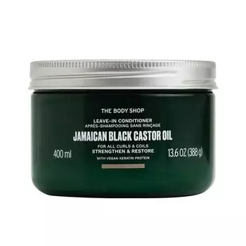 Ямайский черный касторовый кондиционер для волос, несмываемый The Body Shop, 400 мл