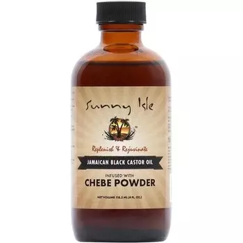 Ямайское черное касторовое масло с порошком Chebe, 118 мл Sunny Isle