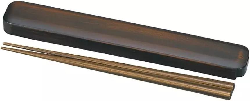 Yamanaka Painted M16612-5 Набор палочек для еды и футляра для палочек для еды (7,1 дюйма (18 см)), окрашенный в точи Mitani