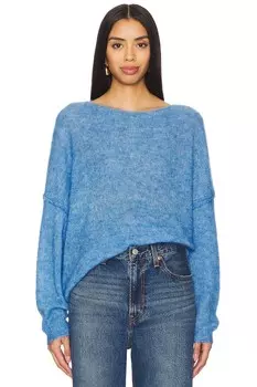 Янбай свитер American Vintage, цвет baltique chine