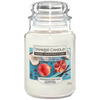 Yankee Candle Home Inspiration Pomegranate Coconut большая ароматическая свеча, 538 г