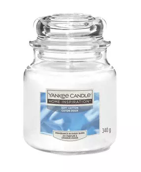 Yankee Candle Home Inspiration Soft Cotton Ароматическая свеча Soft Cotton, 340 г
