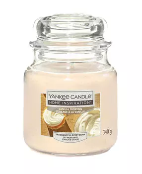 Yankee Candle Home Inspiration Vanilla Frosting Ароматическая свеча Vanilla Frosting, 340 г