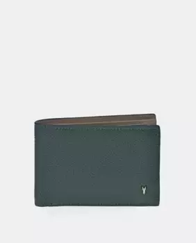 YANKO мужской блейзер с черно-синим кожаным держателем для карт, зеленый