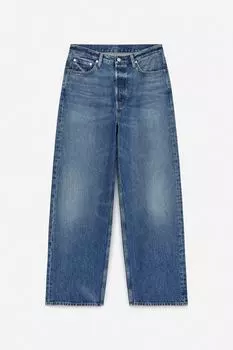 Янтарные джинсы-бочонки Arket, синий