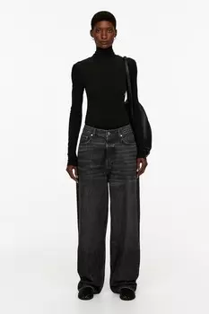 Янтарные свободные джинсы Arket, серый