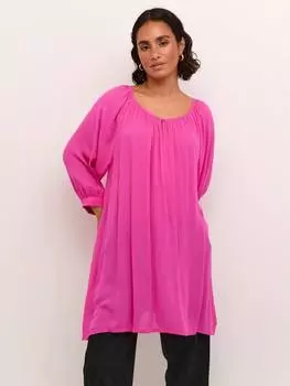 Янтарный топ-туника KAFFE, цвет Rose Violet