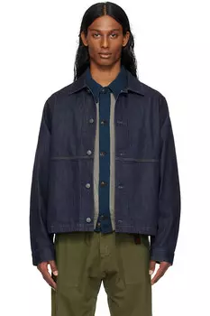 Японская джинсовая куртка Gramicci, индиго