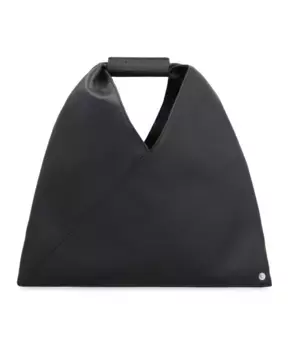 Японская кожаная мини сумочка Mm6 Maison Margiela, черный