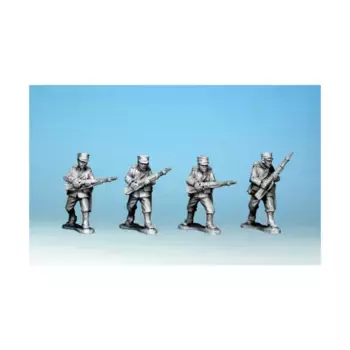 Японская пехота наступает в полной экипировке, Historical Miniatures - Boxer Rebellion (28mm) (Crusader Miniatures)