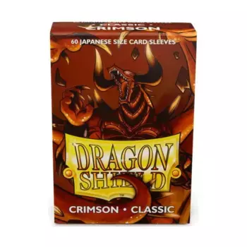Японские рукава – классический малиновый (60), Dragon Shield - Card Sleeves - Japanese