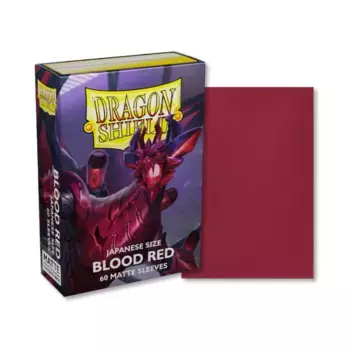 Японские рукава — матовый кроваво-красный (60), Dragon Shield - Card Sleeves - Japanese