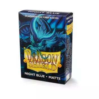 Японские рукава — матовый ночной синий (60), Dragon Shield - Card Sleeves - Japanese