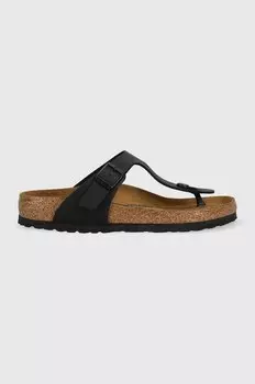 Японские шлепанцы Gizeh Birkenstock, черный