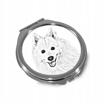 Японский шпиц Складное карманное зеркальце Inna Marka