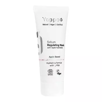 Yappco, Себорегулирующая маска с гидролатом яблока, 75мл