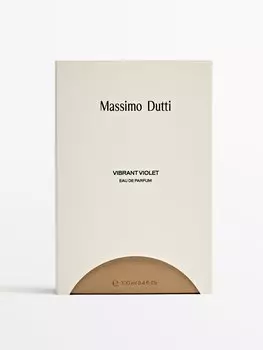 Яркая фиолетовая парфюмированная вода Massimo Dutti, 100 мл, коричневый