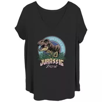 Яркая футболка больших размеров для юниоров Jurassic Park Life Finds A Way Licensed Character