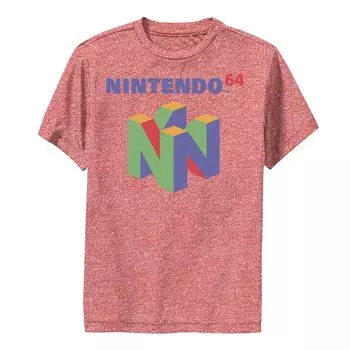 Яркая футболка с логотипом Nintendo 64 для мальчиков 8–20 лет Licensed Character