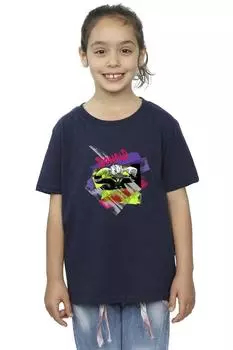 Яркая хлопковая футболка «Дональд Дак» с берушами Disney, темно-синий