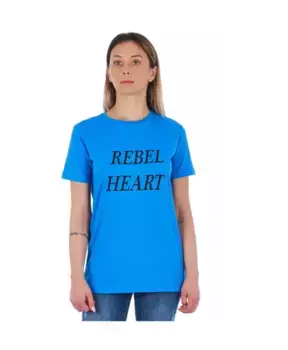 Яркая хлопковая футболка с принтом Frankie Morello, синий