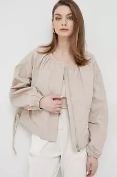 Яркая куртка DKNY, бежевый