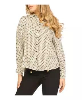 Яркая рубашка с длинными рукавами и принтом Yes Zee, мультиколор