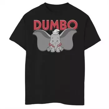 Яркая синяя футболка с изображением имени и плакатом Disney's Dumbo для мальчиков 8–20 лет Disney
