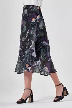 Яркая юбка с воланами Mizalle