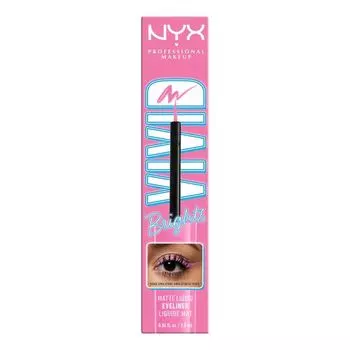 Яркая жидкая подводка для глаз с ручкой NYX Professional Makeup, цвет don't pink twice, 2 мл