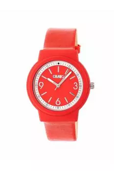 Яркие часы унисекс Crayo, красный
