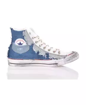 Яркие кроссовки ручной работы Converse, синий