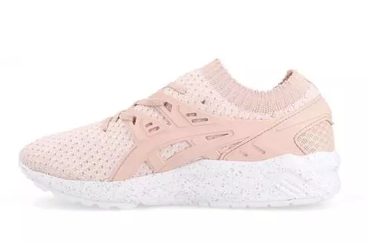 Яркие мужские кроссовки гелевой вязки Kayano Asics, розовый