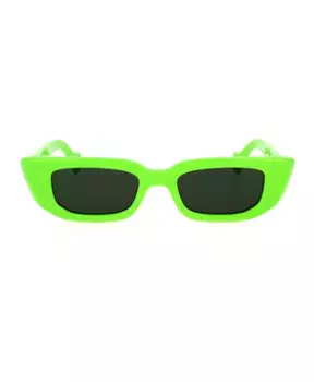 Яркие прямоугольные солнцезащитные очки с линзами En Ambush, зеленый