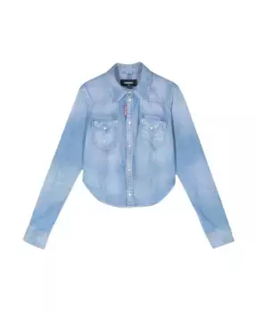 Яркие Рубашка Dsquared2, синий
