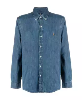 Яркие Рубашка Ralph Lauren, синий