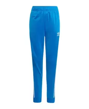 Яркие тренировочные брюки с культовыми полосками Adidas Originals, синий