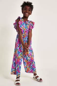 Яркий абстрактный комбинезон Monsoon, синий