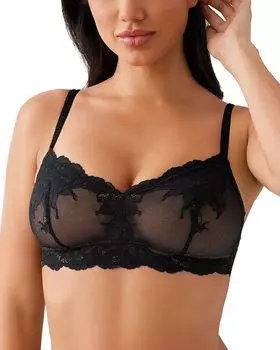 Яркий Бралетт Vivid Attraction Wacoal, черный
