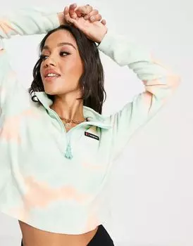 Яркий флисовый топ Berghaus Prism с укороченным кроем и полумолнией