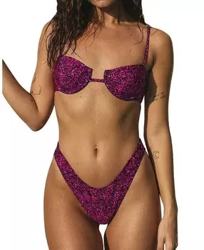 Яркий купальник Лола Топ Bright Swimwear, фиолетовый