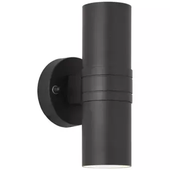 Яркий настенный светильник для наружного освещения "Hanni" Brilliant 6 см, Высота: 20 см, черный